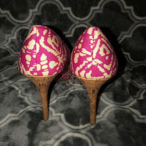 Christian Siriano pink and off white heels - Picture 5 of 5